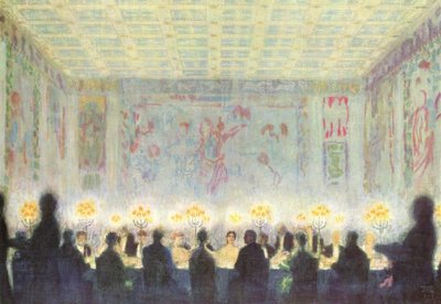 The Dinner by Franz von Stuck